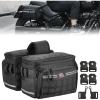 imageKEMIMOTO Motorcycle Saddlebags 15L75Lx2 with QuickRelease Brackets Universal Fit for Softail Dyna Sportster Cruiser with Waterproof Zipper amp Rain Cover Side Panniers for Commuting Weekend Trips15L