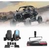 imageKEMIMOTO UTV Side Mirrors and UTV Rear View Mirror for 1652 inch Roll bar Compatible with Polaris RZRPioneerTalonKRXMuleCan Am X3 CFMOTOJohn deere 2024