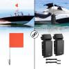 imagekemimoto Orange Boat Flag Bundle with kemimoto PWC Boat Fender