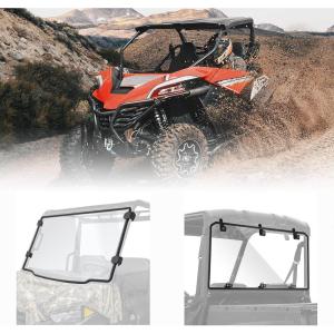 imageKEMIMIOTO Front Windshield amp Rear Window Compatible with Polaris Ranger Midsize 570 500 20152021