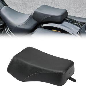 imageKEMIMOTO Leather Passenger Seat Pad Rear Seat Pillion Cushion Compatible with Softail Models Dyna Low Rider Fat Bob seat Lowrider S 20192025