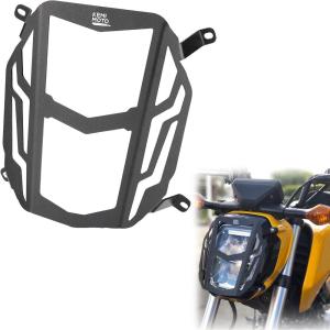 imageKEMIMOTO Motorcycle Front Headlight Cover Compatible with GROM MSX125 2022 2023 2024 Headlight Guard Protection Cover Headlight Grill Cover