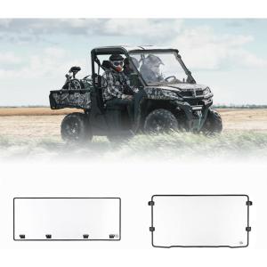 imageKEMIMOTO ScratchResistant Front Windshield and DualSided Hard Coated Rear Window Compatible with UFORCE 10001000XL 2019 2020 2021 2022 2023 2024 2025