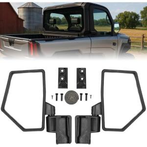 imageKEMIMOTO Side Mirrors DoorMounted Compatible with Polaris Ranger CrewXD 1500 2024 2025 2026 Northstar Premium Ultimate Folding Side Rearview Mirror Kit Accessories Replace2889862