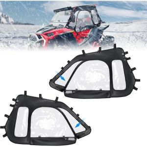 imageKEMIMOTO Soft Cab Enclosures amp 2 UTV Dome Light Compatible with Polaris RZR XP 1000  XP Turbo 20142023 UTV Upper Doors Fit with Side Mirrors YKK Zippers Cab Enclosures amp Dome LightCab Enclosures