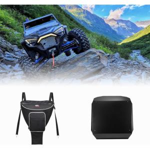 imageKEMIMOTO UTV Center Storage Bag and 2 Seater Aluminum Roof Compatible with Polaris RZR XP 1000900  1000  Turbo 20142023