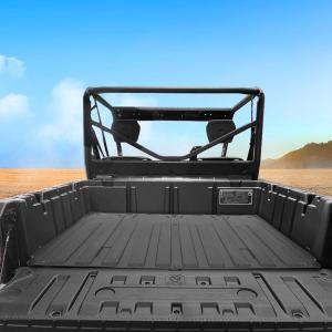 imageKEMIMOTO UTV Rubber Cargo Bed Mat Liner Compatible with CanAm Defender HD5 HD7 HD8 HD10 MAX 20162025 TPE Rear Cargo Bed Floor Mats NonSlip WeatherResistant Protects Rear Storage from Dirt
