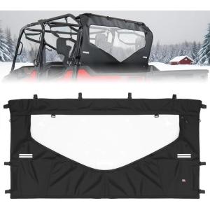 imageKEMIMOTO UTV Zippered Rear Window Reflective Strips Design Back Window Compatible with Pioneer 1000 3P 6P 20162026 WaterResistant Mid Panel Replace 0SR95HL8211B 1000 6 Accessories