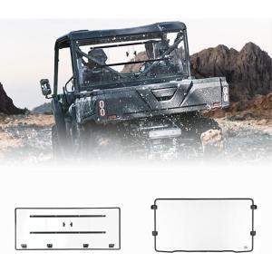 imageKEMIMOTO Vented Rear Window and ScratchResistant Front Window Compatible with UFORCE 10001000XL 2019 2020 2021 2022 2023 2024