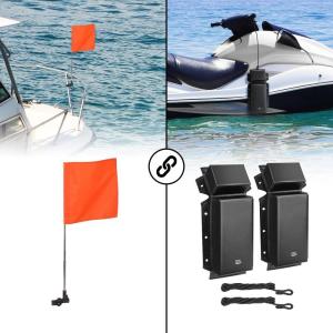 imagekemimoto Water Ski Flag Bundle with kemimoto PWC Boat Fender