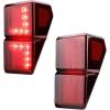 imageKEMIMOTO 1000 XP Black Tail Lights Compatible with Polaris Ranger 1000 XPCrew 20182025 2026 2PCS WaterResistant LED Tail Light Accessories Replace 2413766red