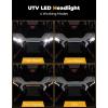 imageKEMIMOTO 2024 2025 XP 1000 LED Headlight with HighLow Beams DRL Turn Signal Light Compatible with 2024 Polaris RZR XP 10004 Front Headlight Assembly Waterproof Accessories Replace 2415416 2415417