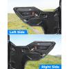 imageKEMIMOTO 2PCS Front Upper Door Bags Compatible with Polaris General 10004 1000 20162026 Driver and Passenger Side Front Door UTV Storage Bag Accessories