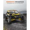 imageKEMIMOTO Front Windshield Compatible with Can Am Maverick R 2024 Scratch Resistance PC Windscreen Dustproof Rainproof Full Window