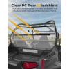 imageKEMIMOTO Full Rear Windshield with Sliding Window Compatible with Polaris 20122019 RZR 570 20202022 RZR TRAIL 570 2012 RZR 800 UTV PC Windshield