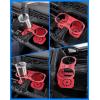 imageKEMIMOTO Grab Bar Cup Holder  Compatible with Polaris RZR 1000800570200  Fits Large Bottles 1840oz Passenger Grab Handle Accessoryred