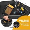 imageKEMIMOTO PRO XP 4 Rear Door Bags Storage Bags Rear Bed Gear Tool with Removable Knee Pad amp PVC Wear Resistant Zippers Compatible with Polaris RZR PRO XP Turbo R PRO R 4 Accessories 20202024