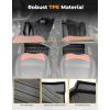 imageKEMIMOTO TPE Floor Mats Compatible with 20242025 Polaris RZR XP 4 1000 NonSlip Front Rear Row Floor Mat Accessories 4PCS AllWeather Protection Slush Mats Rubber Liners