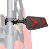 imageKEMIMOTO UTV Black Blue Red Orange Side Mirrors compatible with Polaris RZR Talon Can Am Rearview Work with 1752 roll bar cage