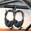 imageKEMIMOTO UTV Headset Hanger Fits 152 Roll Cage Aluminum Dual UTV Hanger for Headset Helmet UTV Roll Bar Mount Compatible with CanAm X3 Polaris RZR Ranger Teryx Rhino Wolverine