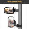 imageKEMIMOTO UTV Large Side Mirrors Compatible with Polaris RZR XP 1000900  TurboTrail 20142023 Folding Adjustable Break Away UTV SXS Mirrors with Ball Joint Replace 2881198 Accessories
