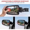 imageKEMIMOTO UTV Side Mirrors Adjustable Mirror Surface Folding for 175 in Roll Cage Fit with Windshield Compatible with Polaris RZR 1000 S 900 XP 1000 Mule KRX Pioneer 1000 John Deere Gator Rhino