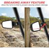 imageKEMIMOTO UTV Side Mirrors Adjustable Mirror Surface Folding for 175 in Roll Cage Fit with Windshield Compatible with Polaris RZR 1000 S 900 XP 1000 Mule KRX Pioneer 1000 John Deere Gator Rhino