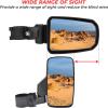 imageKEMIMOTO UTV Side Mirrors Adjustable Mirror Surface Folding for 175 in Roll Cage Fit with Windshield Compatible with Polaris RZR 1000 S 900 XP 1000 Mule KRX Pioneer 1000 John Deere Gator Rhino