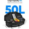 imageKEMIMOTO Upgraded ATV Cargo Bag 50L ATV FrontRear Rack Toolbox Trunk Cooler Bag Compatible with Canam X3 Outlander Renegade 500 800 570 850 650 1000 MAX 500 CamoBlack