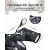imageKEMIMOTO Upgraded ATV Gloves TPU Windows and Windproof Guard Motorcycle Gloves Handlebar Mittens Compatible with Sportsman Grizzly Scrambler FourTrax