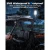 imageKEMIMOTO Upgraded Work Beacon Light Compatible with Polaris PRO XDRanger1000XP 1000 20182025 LED Adjustable Work Light with Extended Harness 1000 Accessories Replace 2883265