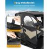 imageKEMIMOTO Upper Doors Compatible with CFMOTO ZFORCE 950 SPORT 4 2024 Upgrade Resin Zipper Waterproof Soft Cab Enclosures Upper Windows Side Windshield 4 Seater