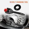 imagekemimoto X3 Belt Changing Tool Compatible with Can am Maverick X3 Max Turbo R RR 2017 2018 2019 2020 20212022 Clutch Removal Kit Fits 6472 Wheel Base Width BlackBlack