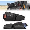 imageKEMIMOTO Front Door Bags Waterproof HighDefinition TPU Compatible with Polaris RZR XP 1000  TurboS 900 20142023 MudProof Smooth Surface Storage Bag with Removable Knee Pad Accessories