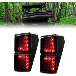 imageKEMIMOTO 1000 XP Black Tail Lights Compatible with Polaris Ranger 1000 XPCrew 20182025 2026 2PCS WaterResistant LED Tail Light Accessories Replace 2413766black