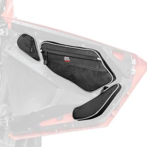 imageKEMIMOTO 20202024 PRO XP Front Door Bags With Knee Pads Storage Tool Bags Compatible with 20202024 Polaris RZR PRO XPR4 Turbo R4 UTV Cab Pack with Multiple Pockets