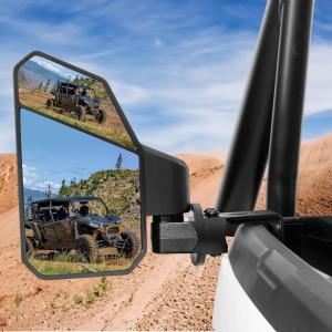 imageKEMIMOTO 24 XP 1000 Door Mirrors 2Segment Convex Compatible with Polaris RZR XP 10004 2024 2025 ABS Housing Fit Full Doors Adjustable Wide View Mirror UTV Side Mirrors