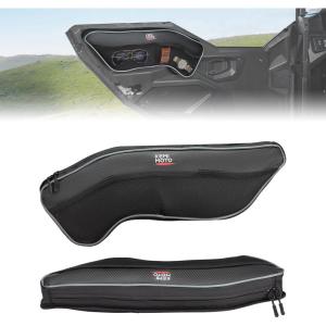 imageKEMIMOTO 2PCS Front Upper Door Bags Compatible with Polaris General 10004 1000 20162026 Driver and Passenger Side Front Door UTV Storage Bag Accessories