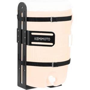 imageKEMIMOTO 5 Gallon Water Cooler Holder Steel Trailer Rack for Buckets  Compatible with Trailers Trucks UTVs Mowers RVs  Ideal for Landscaping Worksites Traveling Camps Cooler Not Included