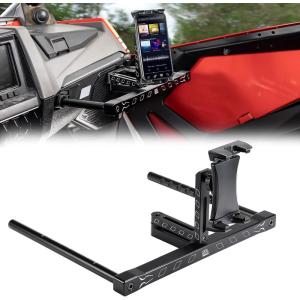 imageKEMIMOTO Electronic Device Mounts with Grab Bar 6061 Billet Aluminum Electronic Device Holder Phone Tablet GPS Mount Compatible with Polaris RZR PRO XPXP4 20222023 RZR PRO RTurbo R