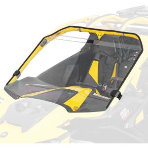 imageKEMIMOTO Front Windshield Compatible with Can Am Maverick R 2024 Scratch Resistance PC Windscreen Dustproof Rainproof Full Window