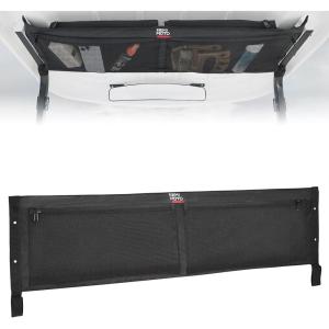 imageKEMIMOTO Overhead Storage Bag Compatible with Club Car Tempo20072023 Golf Cart Organizer Ceiling Mesh Storage Bag Only Fit for Club Car TempoHole Spacing 35in Horizontal and 39in Vertical