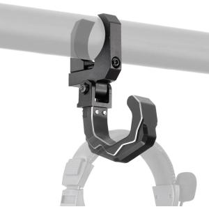 imageKEMIMOTO Roll Cage Helmet Hook Fits 162 Roll Bar Heavy Duty Aluminum UTV Hanger for Headset Helmet Compatible with Polaris RZR Ranger Can Am X3 Teryx Rhino Wolverine