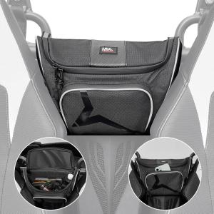 imageKEMIMOTO Storage Bag 185 GAL 1680D Fabric Compatible with CFMOTO ZForce 800  ZForce 500 Trail 20142022 Center Seat Bag WaterResistant UTV Storage with Side Pocket