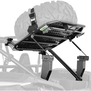 imageKEMIMOTO UTV Spare Tire Carrier Compatible with 20242025 Polaris RZR XP 1000  XP 4 1000 Function as a Cargo Rack and Spare Tire Mount Cargo Capacity 176 Lbs