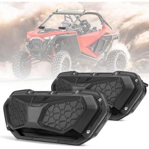 imageKEMIMOTO UTV Windshield Vents 2PCS Universal Windshield Vent Fits Polycarbonate Windshield Compatible with CanAm Maverick X3 RZR Ranger General 1000 PioneerTalon Teryx Krx Mule Zforce 950
