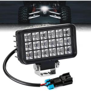 imageKEMIMOTO Upgraded Backup Light with Switch Compatible with Ranger XP 1000 36W Reverse Light Rear LED Kit Compatible with 20182025 Polaris Ranger 1000 XPCrew 4424 Inches4424 Inches