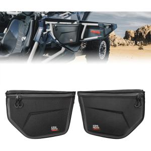 imageKEMIMOTO X3 Door Bags SemiRigid 58L WaterResistant EVA 1680D Oxford Cloth Storage Front Door Storage Bag Side compatible with CanAm Maverick X3 and MAX models 20172025 UTV Accessories