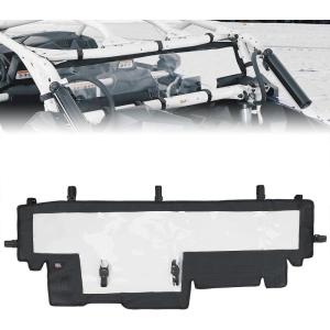 imageKEMIMOTO X3 Rear Windshield Soft Back Window Compatible with CanAm X3 amp Max XRS XDS Turbo RR 20172025 PVC Full Windscreen Dustproof Rainproof