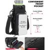 imageKEMIMOTO 32oz Black Water Bottle Holder Bundle with 64oz Black Water Bottle Holder